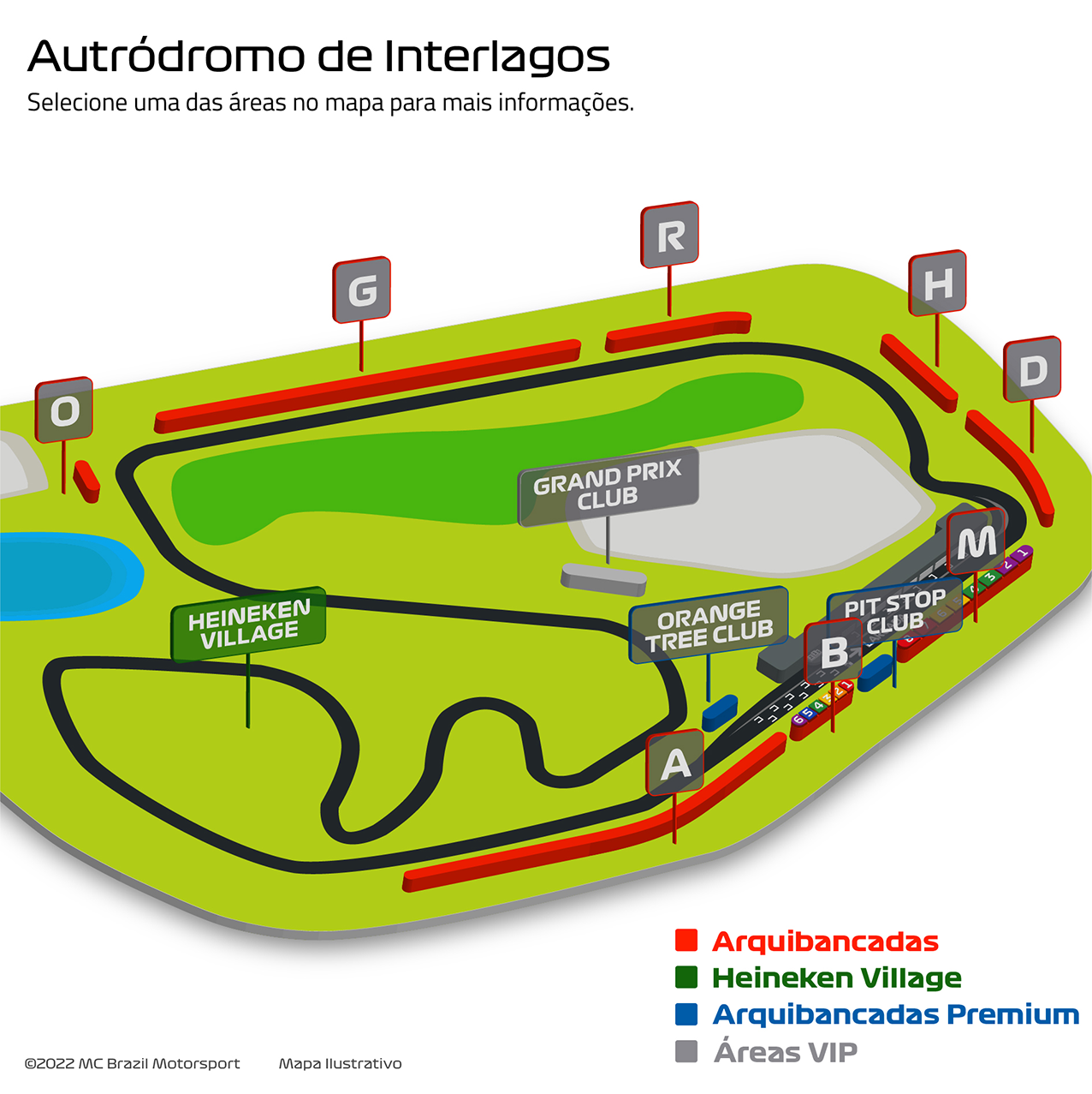 Formula 1 2022 - Mapa
