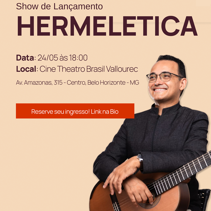 DELSON GUIMAR&Atilde;ES APRESENTA &ldquo;HERMEL&Eacute;TICA&rdquo;