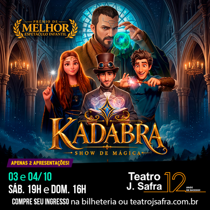 "ESCOLA DE MAGIA" SHOW DE M&Aacute;GICA INSPIRADO NO MUNDO BRUXO