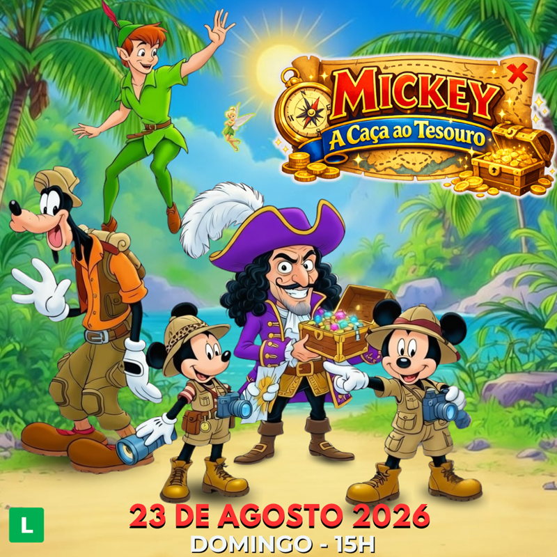 MICKEY A CA&Ccedil;A AO TESOURO