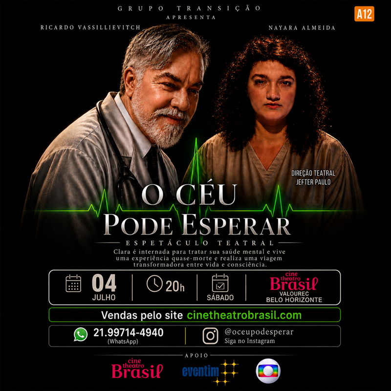 O C&Eacute;U PODE ESPERAR