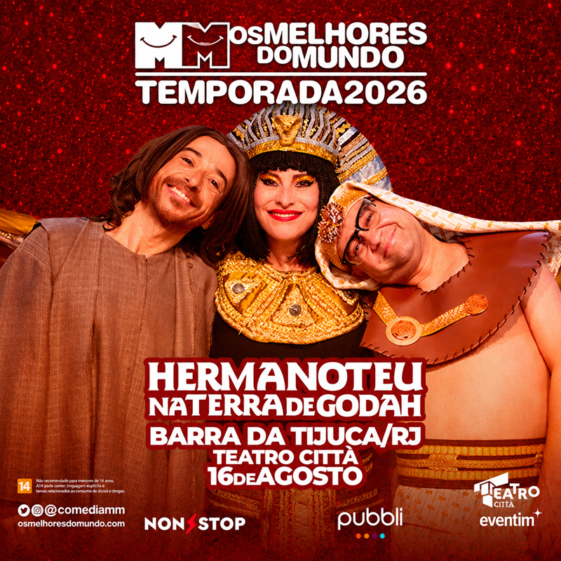 OS MELHORES DO MUNDO EM HERMANOTEU NA TERRA DE GODAH
