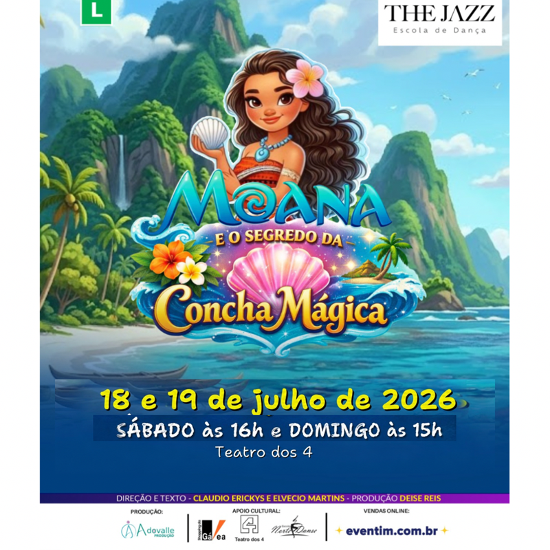 MOANA E O SEGREDO DA CONCHA M&Aacute;GICA