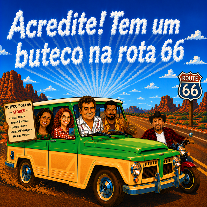 ACREDITE! TEM UM BUTECO NA ROTA 66