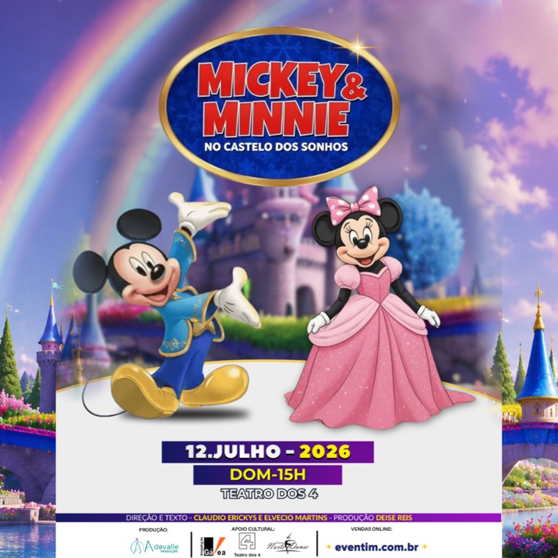 MICKEY E MINNIE NO CASTELO DOS SONHOS