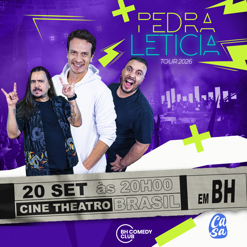 PEDRA LET&Iacute;CIA &ndash; TOUR 2026