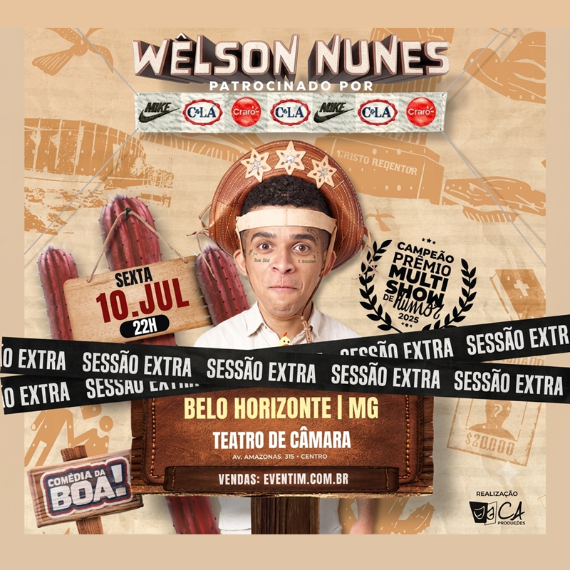 W&Ecirc;LSON NUNES PATROCINADO POR MIKE, C&L&Aacute; E CRARO