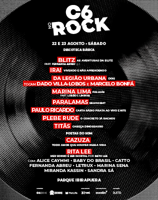 C6 NO ROCK S&Atilde;O PAULO 2026