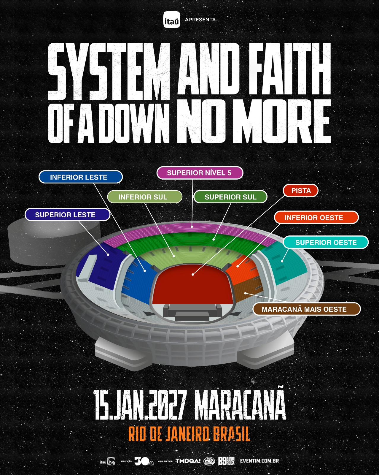 Mapa do evento